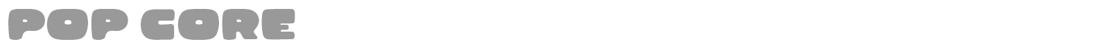 Pop Core font preview